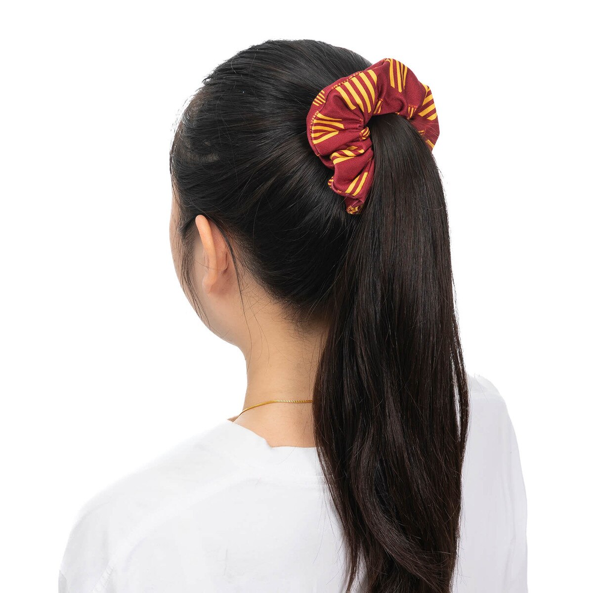 ZooZatz 5-Bar Cardinal & Gold Scrunchie